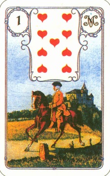 Lenormand Blaue Eule