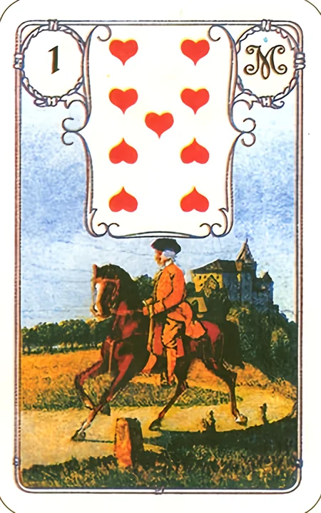 Lenormand Blaue Eule